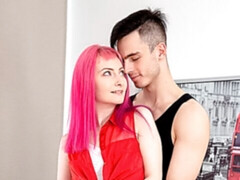 フェラチオ, バック, キス, 赤毛, ガリガリ, ティーン, オッパイの