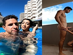 Puta Argentina Is Caught In The Pool And Fucked Wildly With Antonio Mallorca