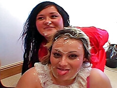 Любители, Минет, Британки, Буккаке, Пухленькие, Семяизвержение, Сперма на лице, Игрушки