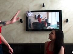 Жопа, Красотки, Лесбиянка, Лизание, Натуральные сиськи, Киски