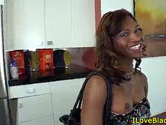 In den arsch, Arsch, Schwarz, Schwarz, Wichsen, Masturbation, Transfrau, Strümpfe