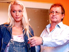 Blondine, Blasen, Hundestellung, Handjob, Rasiert, Jungendliche (18+), Titten