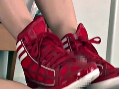 美女, カワイイ, 足, 足フェチ, 面白, ハードコア, 生徒, フェラする