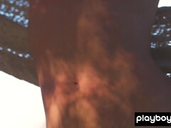 Брюнетки, На природе, Крошечные, Соло, Сиськи