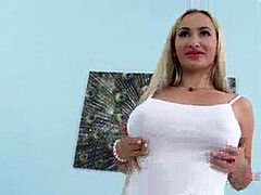 Big-butt, faux-cock, dp