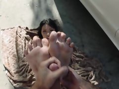 美女, 黒人, 車, セレブ, イく瞬間, チン, フェティッシュ, 自然山雀