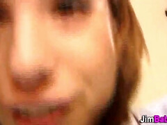 Sucer une bite, Brunette brune, Faciale, Branlette thaïlandaise, Petite femme, Pov, Rousse roux, Adolescente