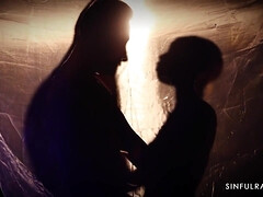 69, デカパイ, フェラチオ, 巨乳な, 黒人, なめる, オマンコ, オッパイの