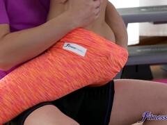 フェラチオ, 茶髪の, バック, ジム, オマンコ, 現実, スポーツ, ティーン