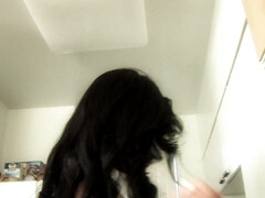 Cul, Sucer une bite, Brunette brune, Tir de sperme, Poilue, Hd, Interracial, Chatte