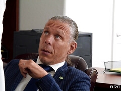 Slutty Stalker Secretary part 2: Boss Mick Blue seduced by Sexy Busty Brunette Zoey Sinn in Office