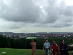 エロティック, フェティッシュ, ヌード, アウトドア, 公共