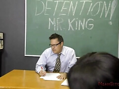 お尻, フェラチオ, 黒人, フェムドム, 異人種間, 奴隷, 生徒, 教師