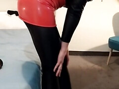 Leie, Schmuddelige sprache, Fetisch, Fußfetisch, Hd, Absätze, Interrassisch, Gummi