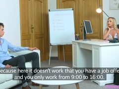 Kont, Pijpbeurt, Stel, Hondjeshouding, Vrouw, Likken, Kantoor, Kut duiken