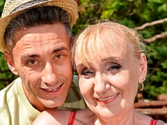 フェラチオ, 茶髪の, ダブル開発, 手コキする, ハードコア, 3p男男女, 三人, オッパイの