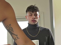 アナル, 黒人, 黒人, ゲイ, 下着, メイド, シーメール