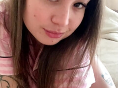 18 ans, Brunette brune, Hd, Fait maison, Masturbation, Orgasme, Solo, Nénés