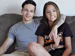 Aziatisch, Blond, Pijpbeurt, Bruinharig, Sperma, Sperma in gezicht, Frans, Tiener