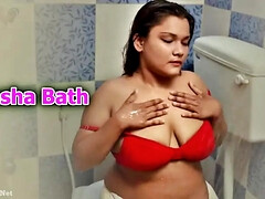 Latest Hindi -Ayesha Bath - Blowjob