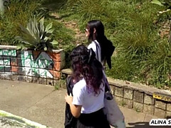 18 años, Pareja, Hd, Latina, Lesbiana, Coño, Strapon, Adolescente