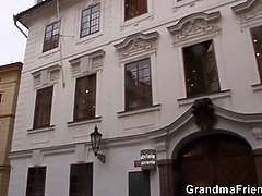 Pijpbeurt, Tsjechisch, Omie, Harig, Rijpe lesbienne, Schreeuwen, Trio