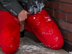 Sucer une bite, Brunette brune, Tir de sperme, Gode, Hard, Naturelle, Fumer, Nénés