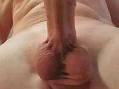 Enthousiasteling, Grote lul, Sperma shot, Homo, Gezichtspunt, Alleen