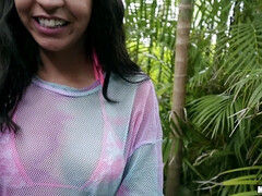 Amateur, Negro, Mamada, Morena, Tetas naturales, Al aire libre, Pov, Nalgadas