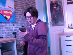 18 jaar, Blond, Pijpbeurt, Sperma shot, Europees, Sperma in gezicht, Masturbatie, Tiener