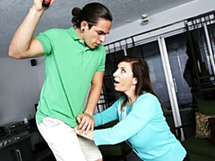 ブロンド, フェラチオ, 茶髪の, バック, 女 人男 人, 自然山雀, ティーン, オッパイの