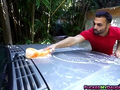 Gros cul, Blonde, Voiture, Gorge profonde, Fétiche, Hd, De plein air, Pov
