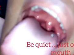 Leie, Blasen, Sperma im mund, Hd, Latina, Ablutschen, Schlucken, Toilette