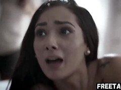 Braunhaarige, Geschnappt, Besamung, Hundestellung, Realität, Rau, Schüchtern, Rock