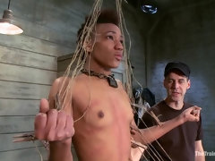 In den arsch, Sadomasochismus, Fesselspiele, Frau, Erniedrigung, Bestrafung, Sklave