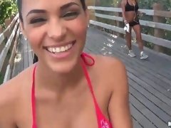 Enthousiasteling, Anaal, Kont, Bruinharig, Hardcore, Latijnse vrouw, Douche, Mager