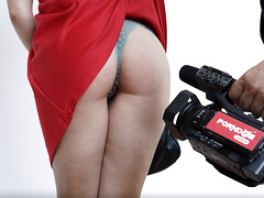 デカパイ, ブロンド, バック, ドレス, 天然, パンティ, 馬乗り, 剃毛