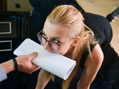 Kont, Blond, Pijpbeurt, Hondjeshouding, Dominatie, Brillen, Handbeurt, Geschoren