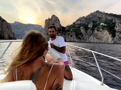 Sammmnextdoor - Date Night #08 - Fucking The Captain On My Boat Tour To Capri While The Crew Watches