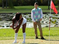 Tetas grandes, Negro, Mamada, Estilo perrito, Pajear, Sexo duro, Interracial, Tetas