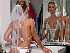 デカ尻, デカチン, デカパイ, ブロンド, フェラチオ, 結婚, バック, 淫乱熟女