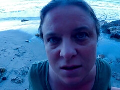 Enthousiasteling, Strand, Bedriegen, Sperma shot, Gezin, Moeder die ik wil neuken, Buiten, Gezichtspunt