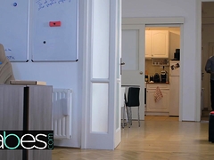 Cul, Blonde, Sucer une bite, En levrette, Hd, Jarretelles