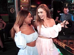 Anaal, Pijpbeurt, Sperma shot, Lesbisch, Orgasme, Buiten, Openbaar, Kut duiken