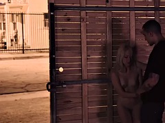 美女, ブロンド, イギリス人, カップル, フェティッシュ, ハードコア, アウトドア, ティーン