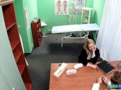素人, フェラチオ, 医者, なめる, 看護婦, オフィス, オマンコ, ユニフォーム
