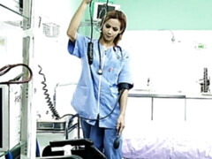 Soloing Latina teen Sandra Shine is fucking with a big dildo