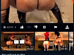 Noire, Noir ébène, Actrice du porno, Solo