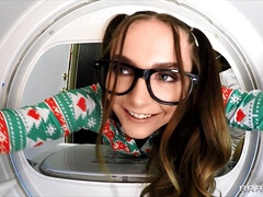 Aften Opal and Maya Farrell get fucked by Van Wylde doggystyle