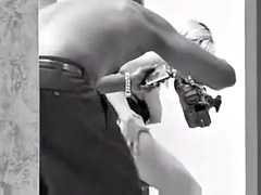 Grote mammen, Zwart, Blond, Sperma shot, Zwart, Hardcore, Interraciaal, Zuigen